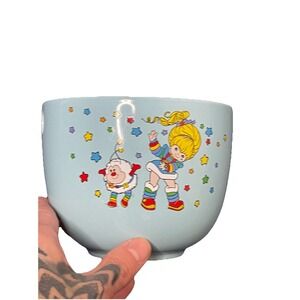 Silver Buffalo Rainbow Brite and Twink Ceramic Ramen Bowl, Nostalgia Childhood